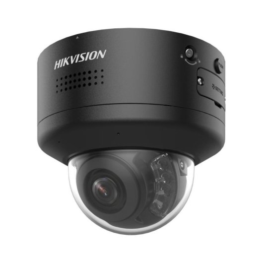 Caméra IP d'extérieur Hikvision DS-2CD2787G2H-LIPTRZS2U/SL(2812)BLK 8MP dôme varifocale ColorVu AI IR PoE