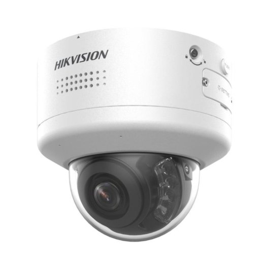 Cámara Hikvision DS-2CD2746G2H-IPTRZS2U/SL Pro Dome 4MP PoE 2.8-12mm IP66 IK10 Micrófono Dual