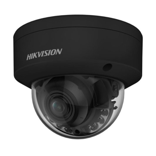 Caméra IP Hikvision DS-2CD2787G2HT-LIZS 8MP 2,8-12 mm IR/lumière blanche ColorVu IK10 IP67 noire