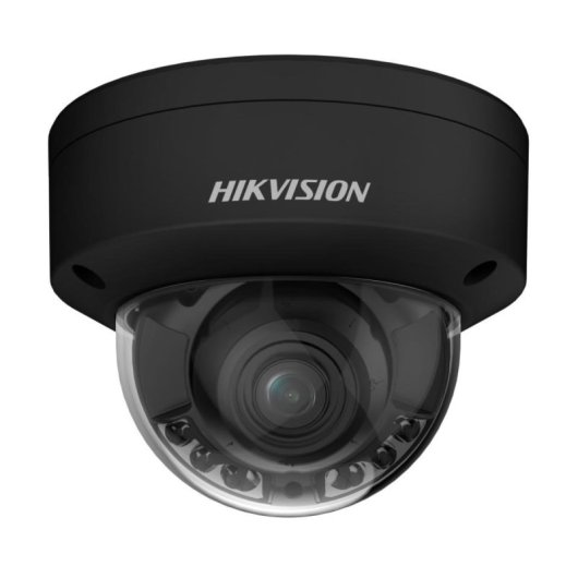 Caméra IP Hikvision DS-2CD2787G2HT-LIZS 8MP 2,8-12 mm IR/lumière blanche ColorVu IK10 IP67 noire