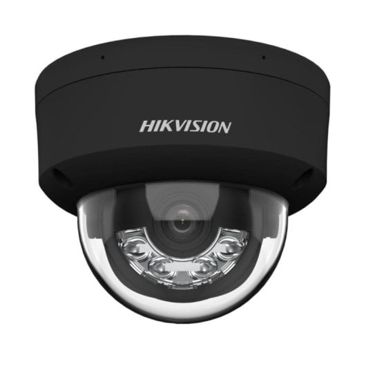 Caméra de sécurité dôme extérieure Hikvision DS-2CD2143G2-LIS2U 4MP 2,8 mm avec audio infrarouge IP67