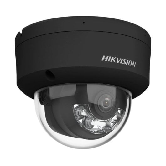 Caméra de sécurité dôme extérieure Hikvision DS-2CD2143G2-LIS2U 4MP 2,8 mm avec audio infrarouge IP67