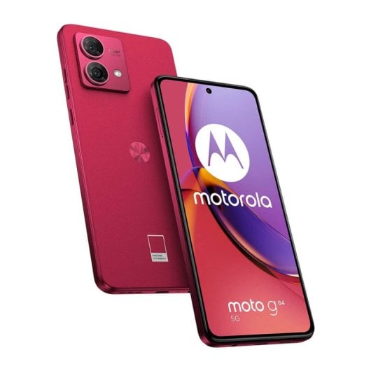 Smartphone Motorola Moto G84 5G 8GB 256GB Viva Magenta IP54 NFC Dual SIM