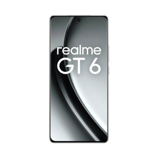 Smartphone realme GT 6 8GB 256GB 5G Snapdragon 8s Gen 3 Plata Fluid Silver