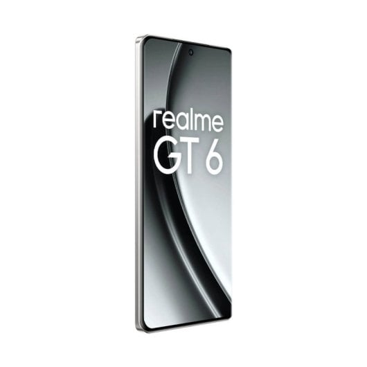 Smartphone realme GT 6 8GB 256GB 5G Snapdragon 8s Gen 3 Plata Fluid Silver