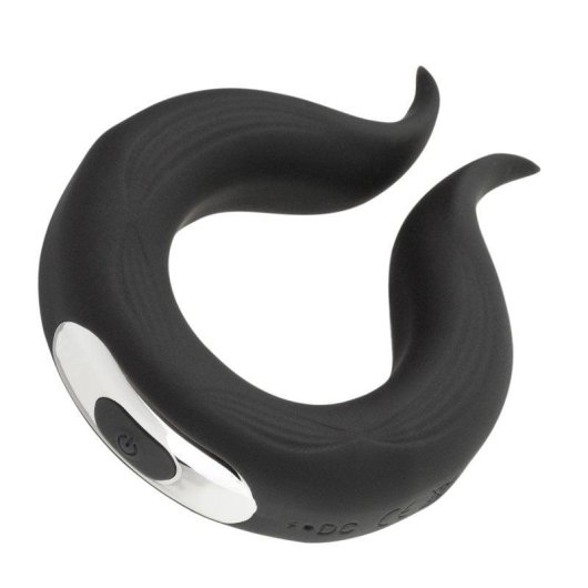 Vibrator und Klitorisstimulator Ring HUGBOX 10 Programme Schwarz