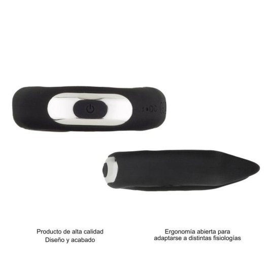 Vibrator und Klitorisstimulator Ring HUGBOX 10 Programme Schwarz