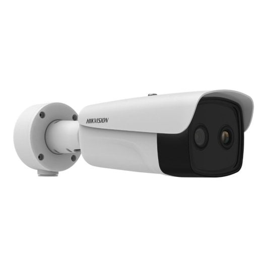 Caméra de sécurité IP thermique extérieure Hikvision DS-2TD2637-7/QY 17 μm 6,5 mm 4 MP 4 mm IP67