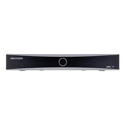 Gravador NVR Hikvision DS-7608NXI-K1(D) 8 canais 4K AcuSense AI preto 1U