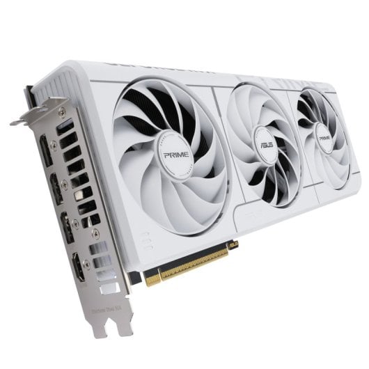 Tarjeta Gráfica ASUS Prime RTX5070-O12G-WHITE 12GB GDDR7 triple ventilador blanco