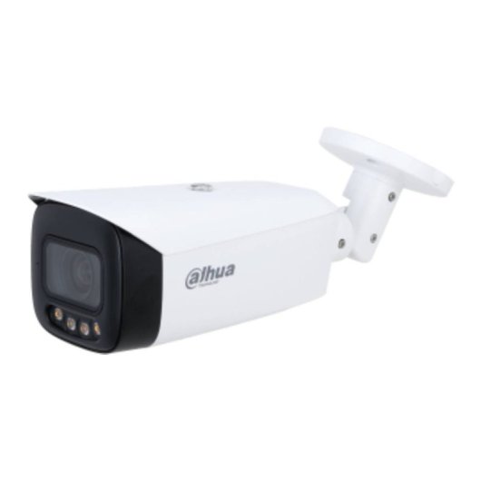 Caméra Bullet extérieure Dahua DH-IPC-HFW5849T1P-ASE-LED-0280B 8MP LED H.265 IP67 Blanc