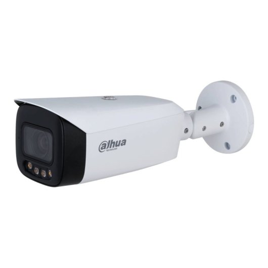 Caméra Bullet extérieure Dahua DH-IPC-HFW5849T1P-ASE-LED-0280B 8MP LED H.265 IP67 Blanc
