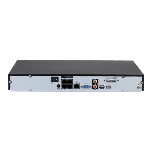 Grabador DAHUA TECHNOLOGY DHI-NVR4204-P-4KS3 4 canales 4PoE 2HDDs IA hasta 12MP