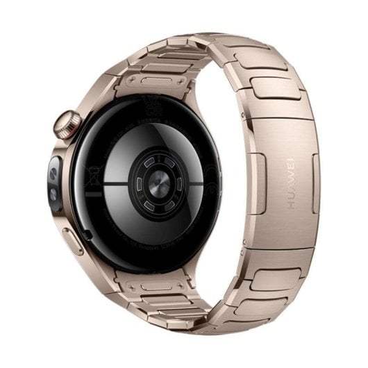 Huawei Watch 5 eSIM Bluetooth GPS 46mm AMOLED Titane Or Rose Résistance à l'eau 5ATM ECG SpO2