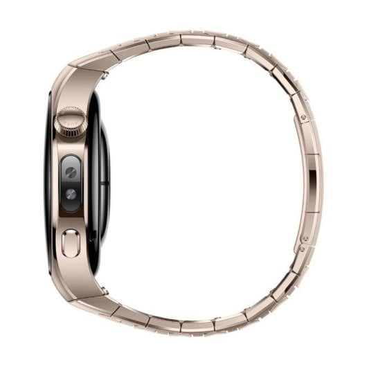 Huawei Watch 5 eSIM Bluetooth GPS 46mm AMOLED Titane Or Rose Résistance à l'eau 5ATM ECG SpO2