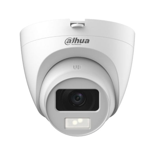 Cámara Dahua DH-HAC-HDW1200CLQP-IL-A-0280B-S6 2MP Óptica 2.8mm IR Micrófono Integrado Exterior Blanco