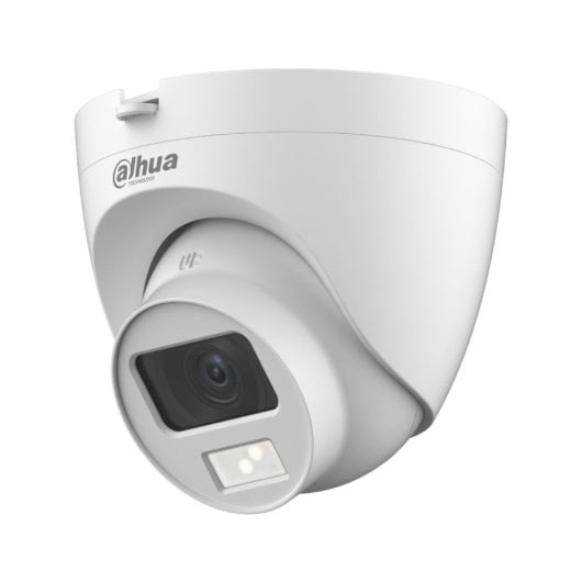 Cámara Dahua DH-HAC-HDW1200CLQP-IL-A-0280B-S6 2MP Óptica 2.8mm IR Micrófono Integrado Exterior Blanco