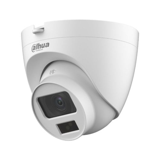 Cámara Dahua DH-HAC-HDW1200CLQP-IL-A-0280B-S6 2MP Óptica 2.8mm IR Micrófono Integrado Exterior Blanco