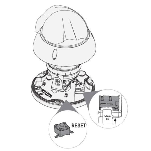 Caméra Dôme Dahua DH-IPC-HDBW2241RP-ZS-27135 2MP CMOS Vision Nocturne Extérieure