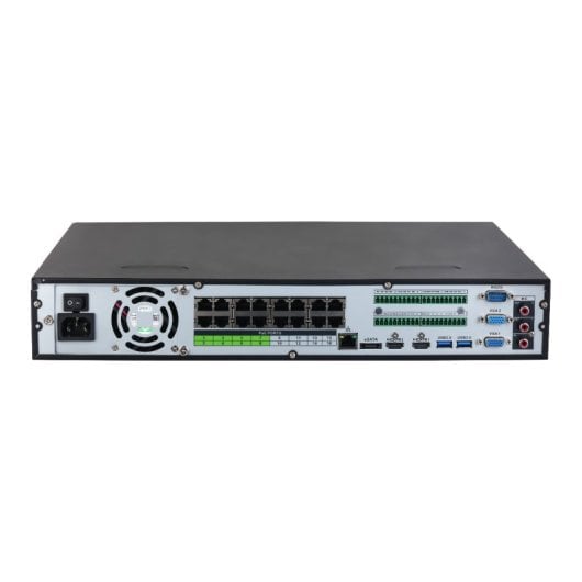 Dahua DHI-NVR5432-16P-EI 32-Kanal-NVR-Recorder mit 4 IA-HDDs und 16 PoE 4K LAN