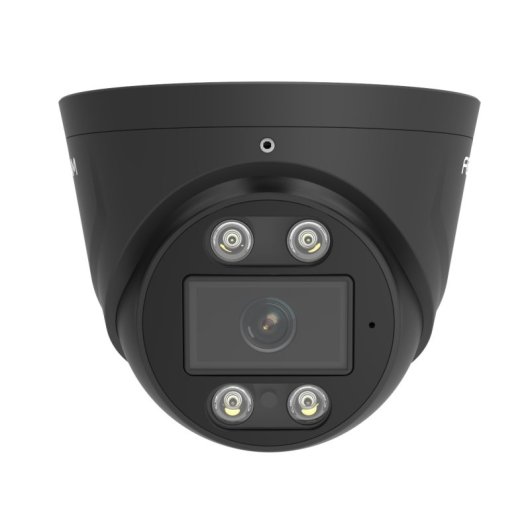 Foscam T8EP 8MP PoE Domekamera mit Sirene, Schwarz, Outdoor, Audio, IP66, IR, 6x Zoom