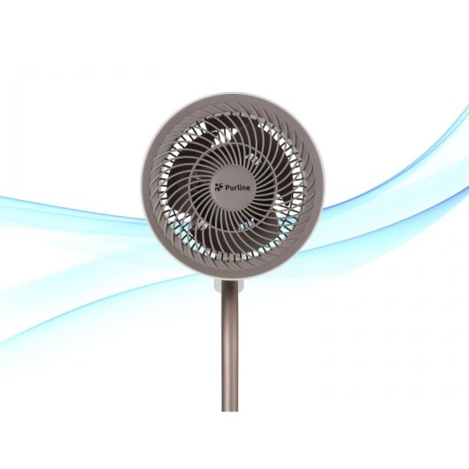 Ventilador Purline VENTY AMBIENCE DC Motor 12 velocidades Luz LED 3D Oscilación Mando a distancia