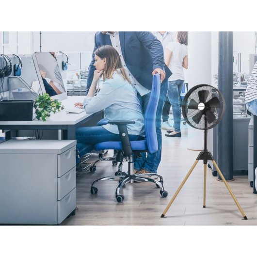Ventilador de Pie Purline Venty Pegasus 50W Metal 3 Velocidades Oscilante Silencioso Altura Ajustable