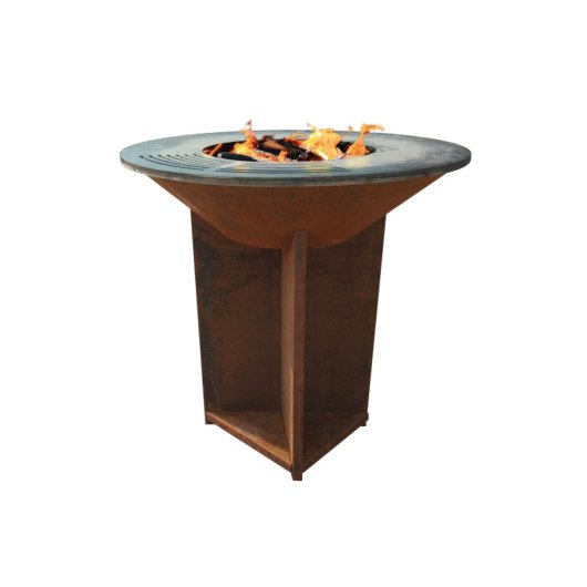 Barbacoa Purline EFP56B Acero Corten 100cm Mínimo CO2 Sin Humo y Sin Olores