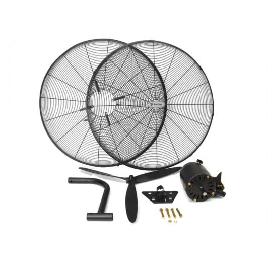Ventilador Purline VENTY METABLAST 230W 3 velocidades oscilación automática pared