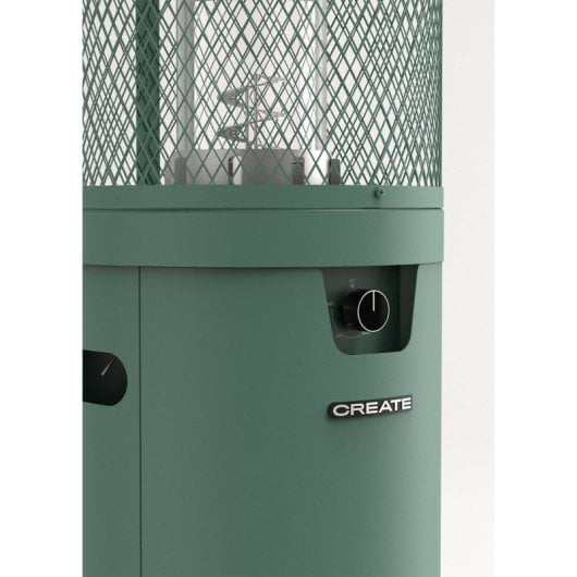 Estufa exterior gas Create encendido eléctrico, llama regulable, seguridad antivuelco
