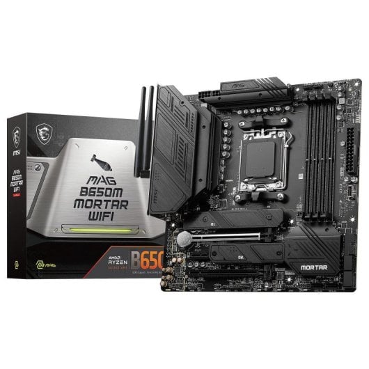 MSI MAG B650M Mortar WIFI Motherboard Micro-ATX B650 AM5 DDR5 Wi-Fi 6E BT 5.2