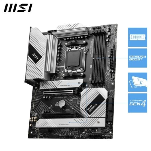 Carte mère MSI PRO B650-A WIFI AMD B650 Socket AM5 ATX avec Wi-Fi et HDMI