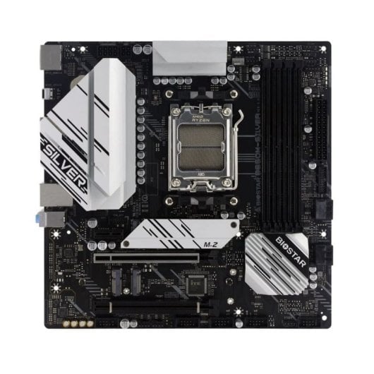 Carte mère Biostar B650 AMD AM5 microATX B650M-SILVER DDR5 192 Go RAID 2,5 GbE