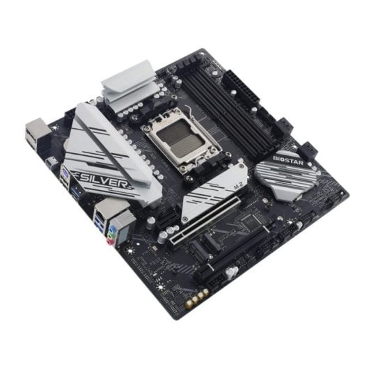 Carte mère Biostar B650 AMD AM5 microATX B650M-SILVER DDR5 192 Go RAID 2,5 GbE