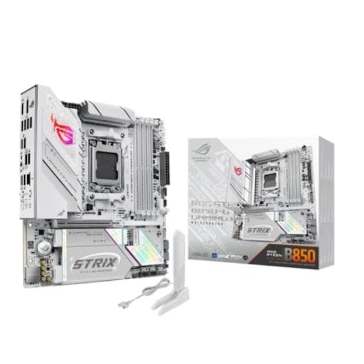 Placa Base ASUS B850 AM5 micro ATX ROG Strix B850-G WiFi 7 DDR5 PCIe 5.0 4xM.2 HDMI DisplayPort
