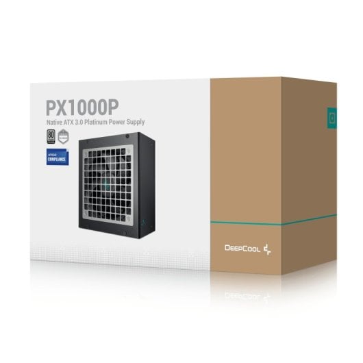 Fonte de alimentação modular DeepCool 1000W 80 PLUS Platinum PX1000P ATX 3.0 de alto desempenho