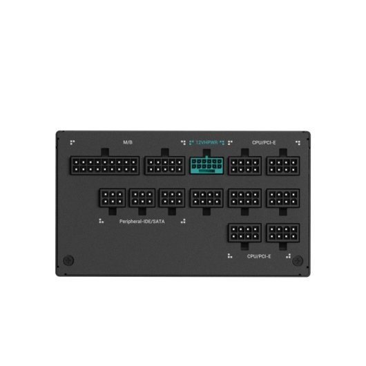 Fonte de alimentação modular DeepCool 1000W 80 PLUS Platinum PX1000P ATX 3.0 de alto desempenho