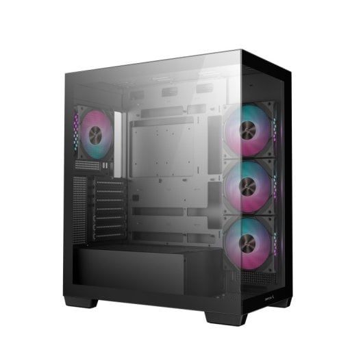Caja DeepCool CG580 4F Negra ATX Vidrio Templado 4 Ventiladores RGB