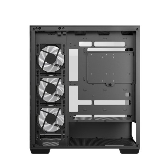 Caja DeepCool CG580 4F Negra ATX Vidrio Templado 4 Ventiladores RGB