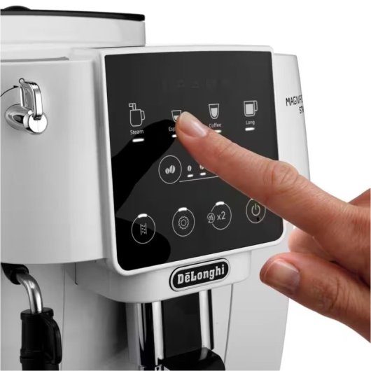 Cafetera Automática DeLonghi Magnifica Start ECAM220.20.W 1,8L 15 bares con molinillo y espumador