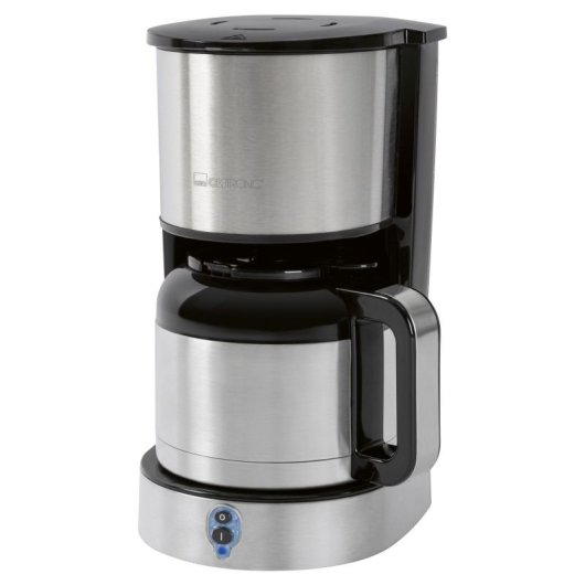 Cafetera de Filtro Clatronic KA 3805 1,2L Termo Inox Protección Antigoteo 800W Parada Automática