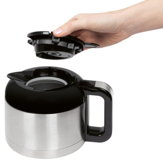 Cafetera de Filtro Clatronic KA 3805 1,2L Termo Inox Protección Antigoteo 800W Parada Automática