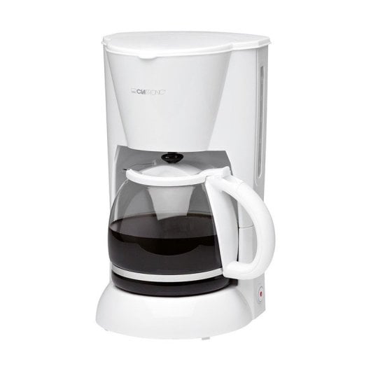 Clatronic KA 3473 Filterkaffeemaschine, 1,5 l, 900 W, weiß, mit Tropfschutz und automatischer Abschaltung