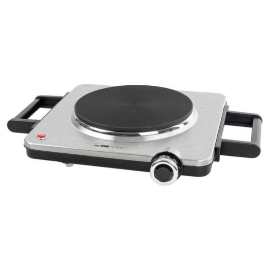 Piastra riscaldante Clatronic in acciaio inox 1500W × 180mm termostato e protezione