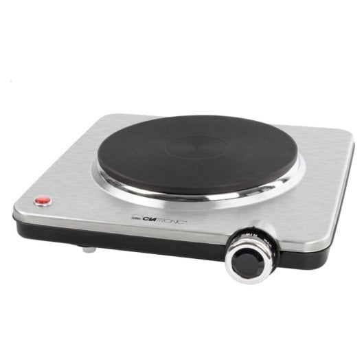 Piastra riscaldante Clatronic in acciaio inox 1500W × 180mm termostato e protezione