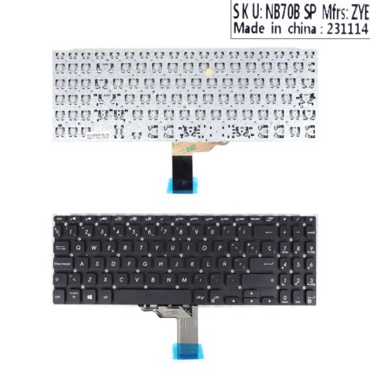 Asus X515 X515da X515ea X515j X515ja X515ua X515ma Schwarze Tastatur ohne Folie win8