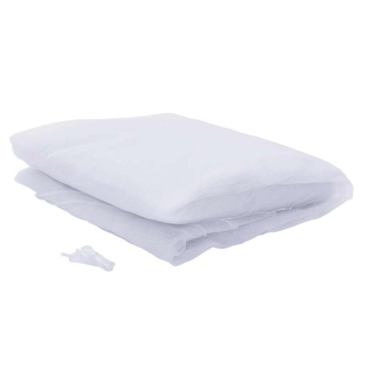 Vidaxl Mosquitera Para Cama Abertura Frontal Blanco Ø271 Cm