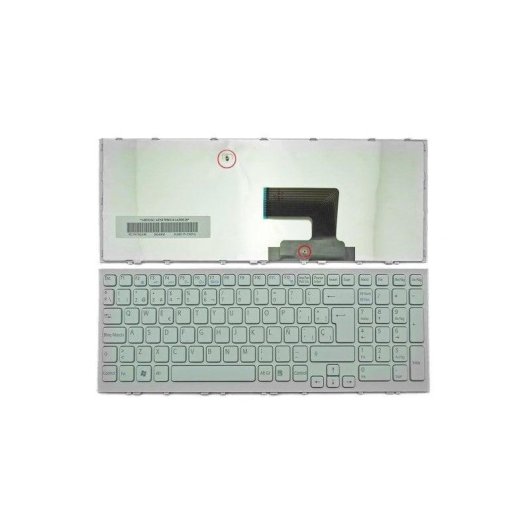 Teclado para Portátil Sony VAIO VPC-EE Series Blanco
