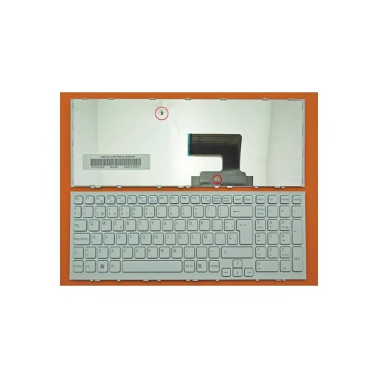 Teclado para portátil Sony Vaio VPC-EE Series Branco Aene7p00110