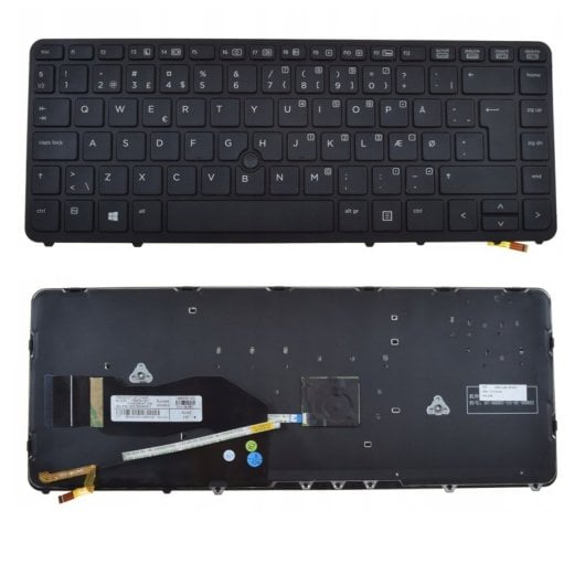 Tastatur für HP Elitebook 840 G1 850 G1 Englischer Laptop (große Eingabetaste)